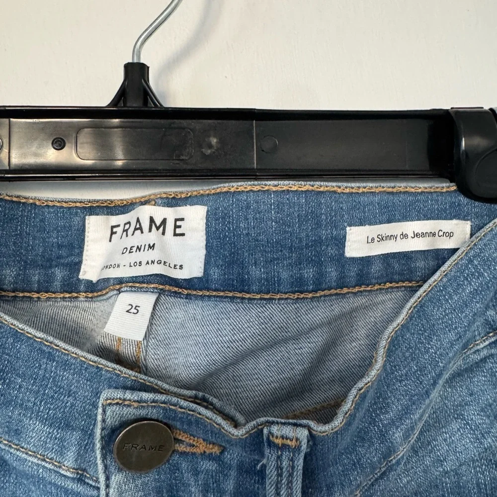 Frame Denim Le Skinny de Jeanne Crop Jeans - Picture 3 of 3